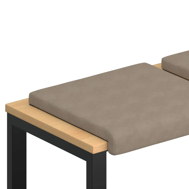Suoliuko pagalvė 4 vnt. Mikropluoštas Taupe Gylis 35 cm