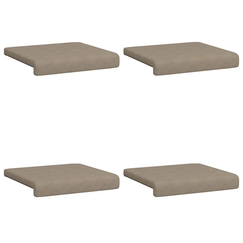 Suoliuko pagalvė 4 vnt. Mikropluoštas Taupe Gylis 35 cm