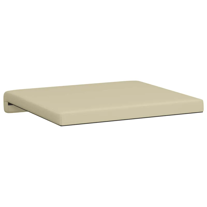 Suoliuko pagalvė 4 vnt. Dirbtinė oda Kreminė Gylis 35 cm