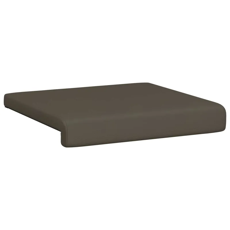 Suoliuko pagalvė 2 vnt. Dirbtinė oda Pilka Gylis 35 cm