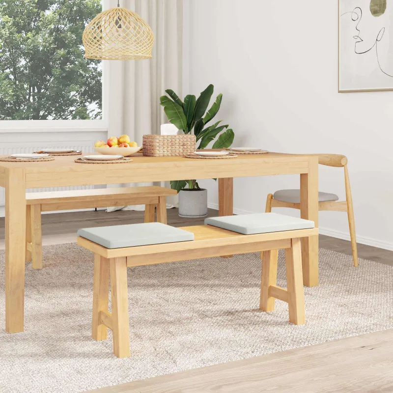 Suoliuko pagalvė 2 vnt. Dirbtinė oda Balta Gylis 35 cm