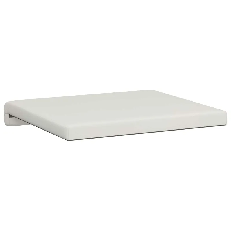 Suoliuko pagalvė 2 vnt. Dirbtinė oda Balta Gylis 35 cm