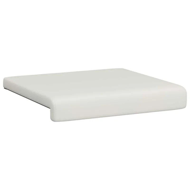 Suoliuko pagalvė 4 vnt. Dirbtinė oda Balta Gylis 35 cm