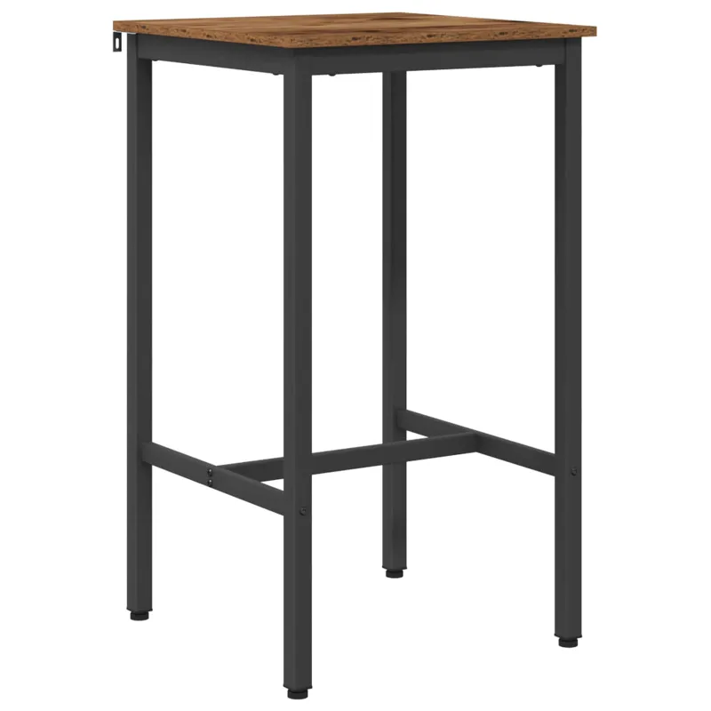 Baro stalas 52 x 52 x 110 cm Apdirbta mediena Stačiakampio