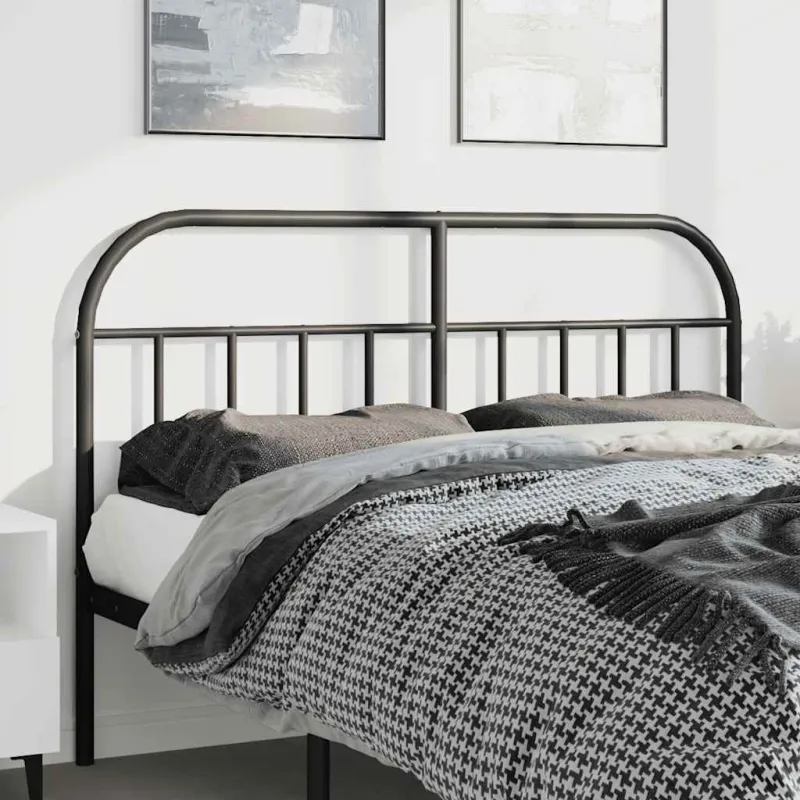 Metalinis pakaitinis galvūgalis, juodos spalvos, 150cm