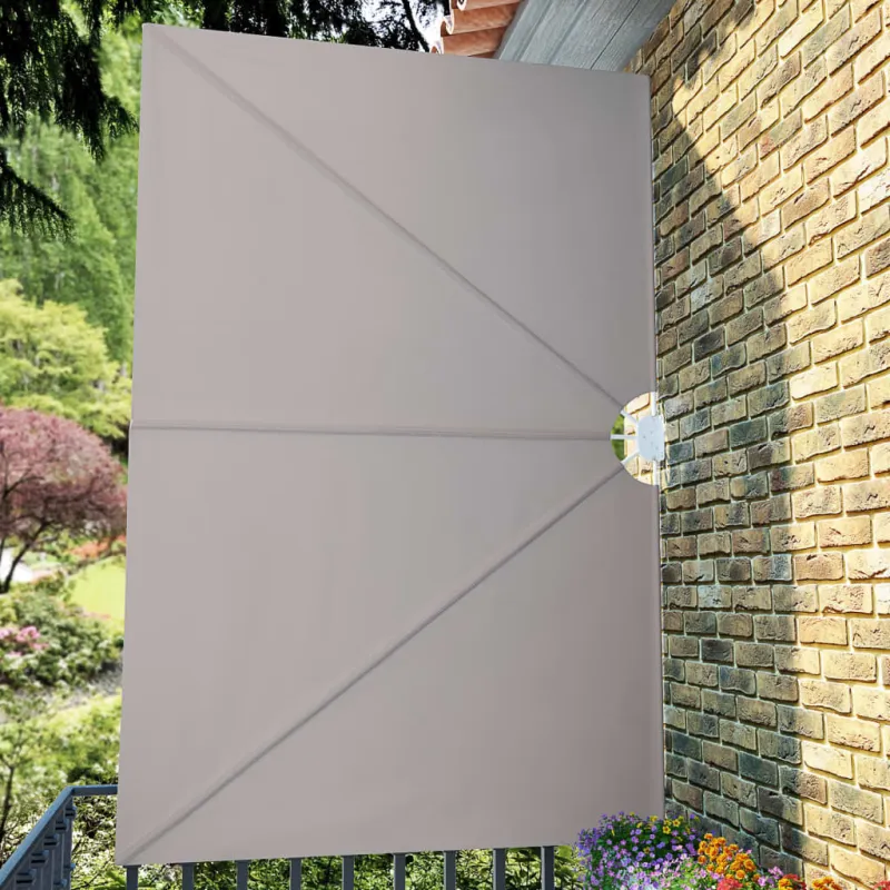 Sulankstoma šoninė terasos markizė, krem., 300x200cm