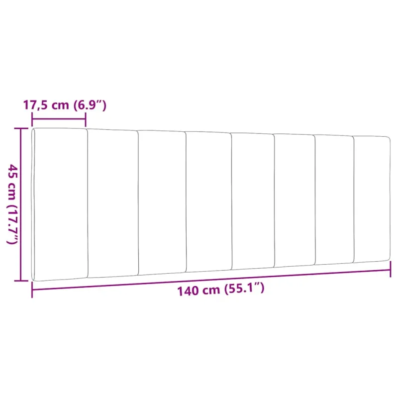 Galvūgalio pagalvėlė, Hanko, kreminės spalvos, 140cm, audinys