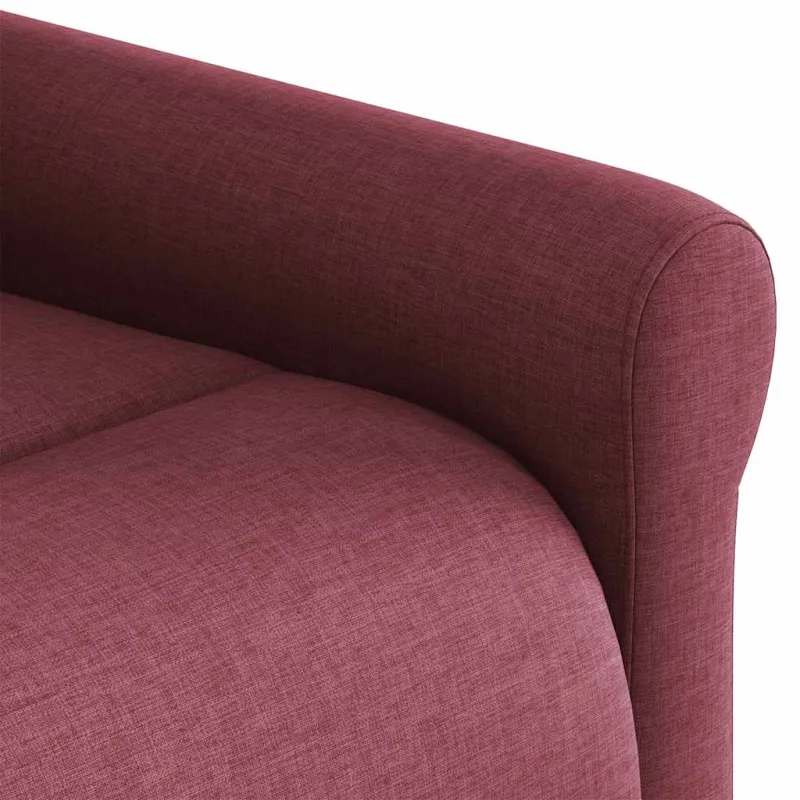 Elektrinis atsistojantis atlošiamas krėslas, vyno, audinys