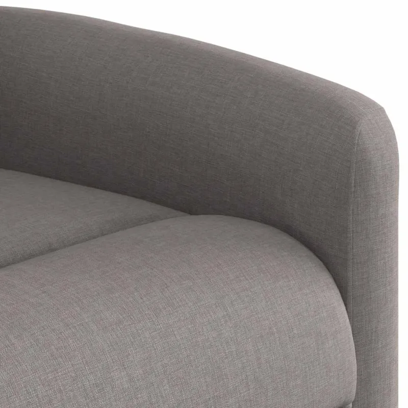 Atlošiamas krėslas, taupe spalvos, audinys