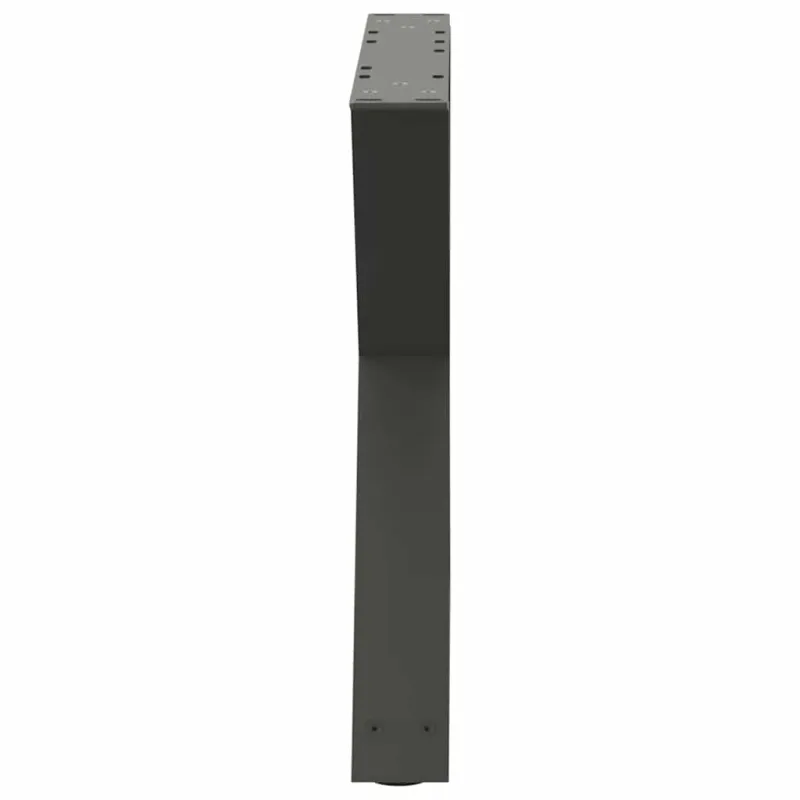 Kavos staliuko kojos, 2 vnt., antracito spalvos, 50x(42-43,3) cm, plienas