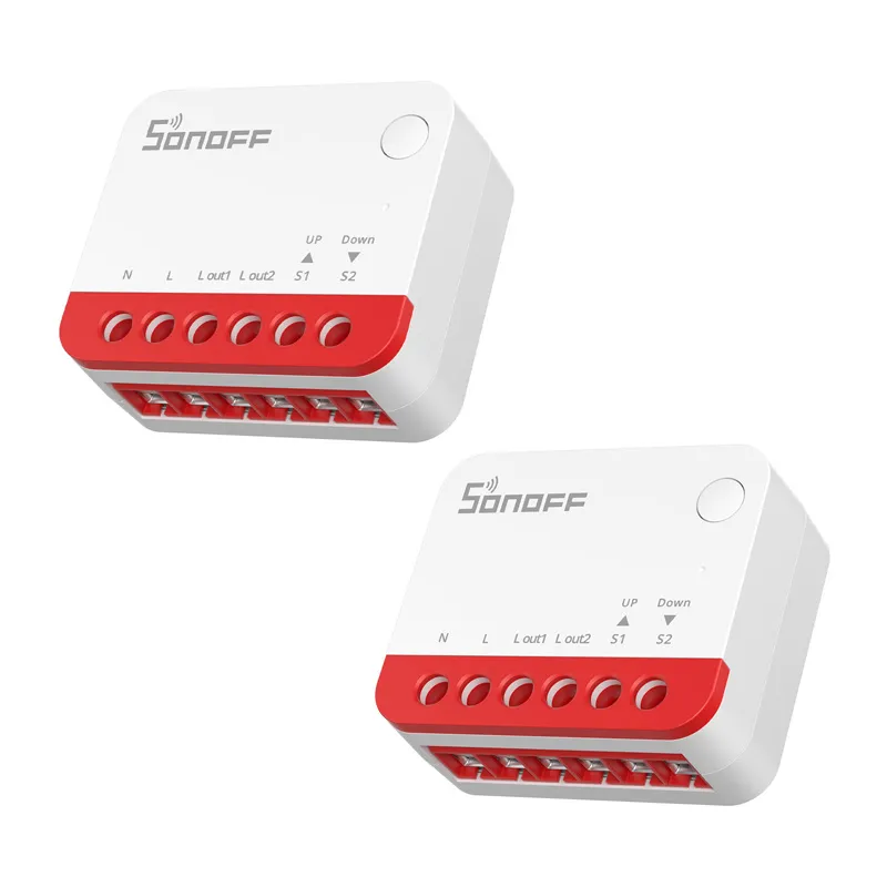 Nutikas ZigBee ruloode lüliti Sonoff MINI-ZBRBS (2-pack) universaalne