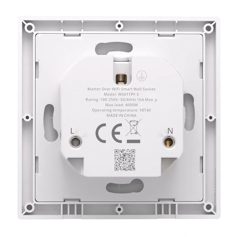 Sonoff WS01TPF-E WiFi-älypistorasia (tyyppi F) universaali