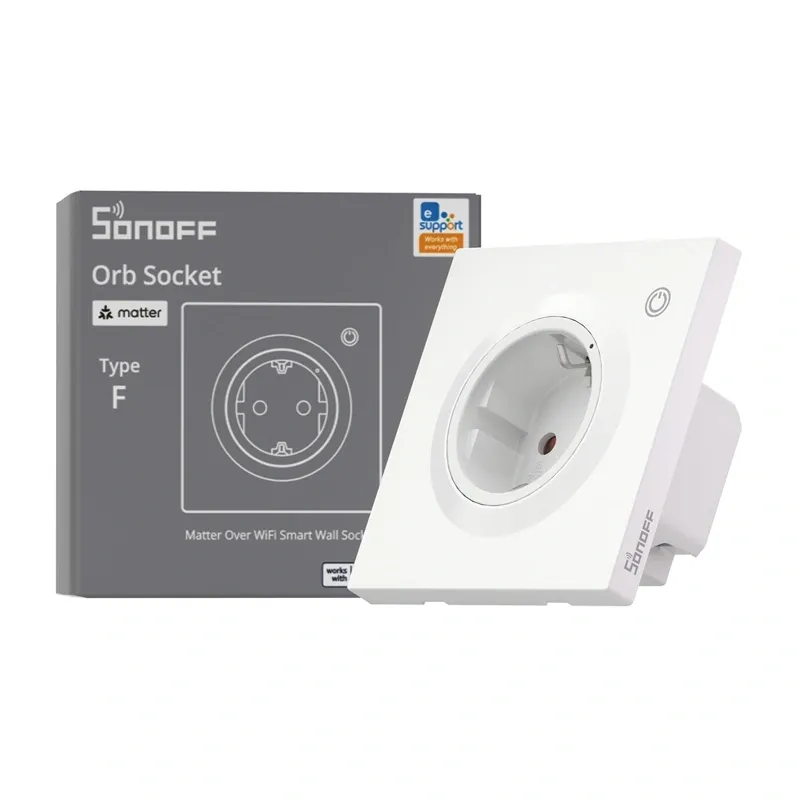 Sonoff WS01TPF-E WiFi-älypistorasia (tyyppi F) universaali