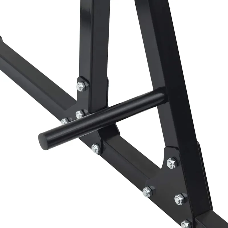 Traukimo juostos stotis Juoda 100,5 x 102 x 234,5 cm