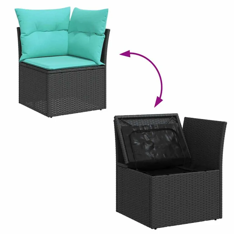 Sofos komplektas 5 vnt. poliratanas