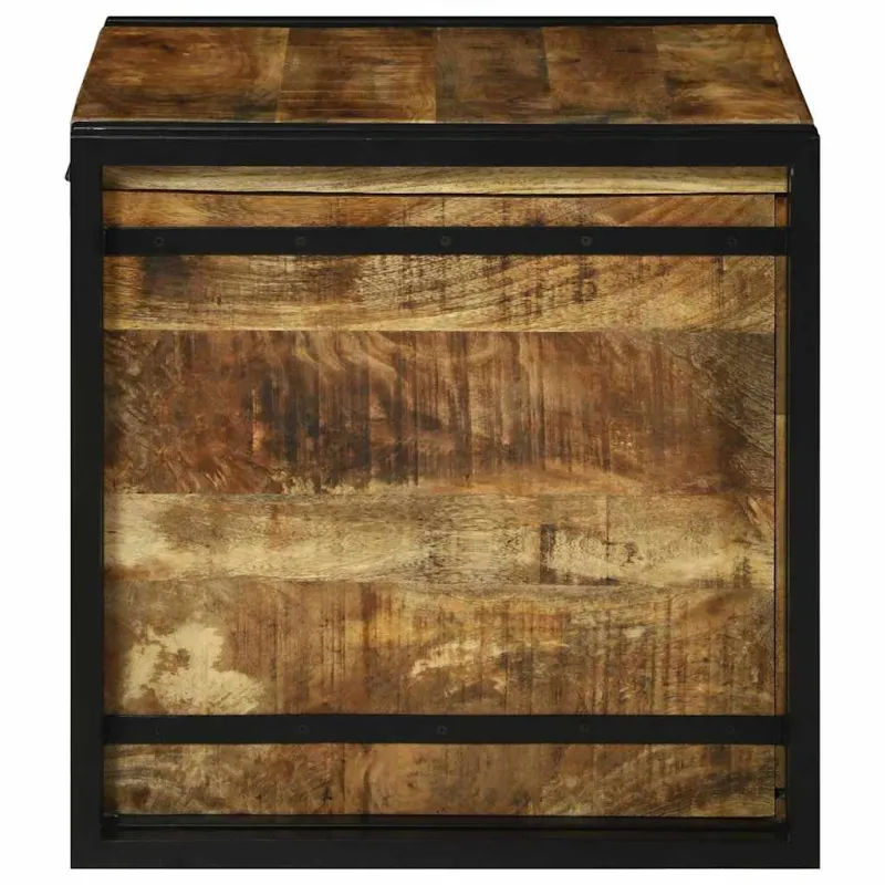 Saugojimo dėžė Ruda ir juoda 50 x 50 x 50 cm