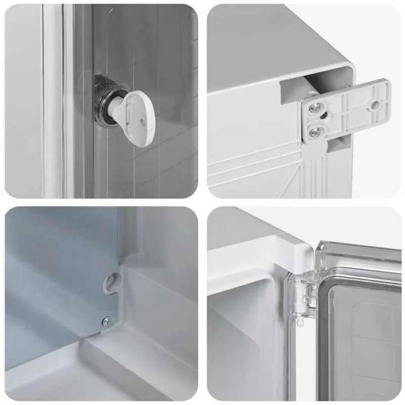 Control Cabinet Pilka 37 x 16,5 x 40 cm ABS plastikas