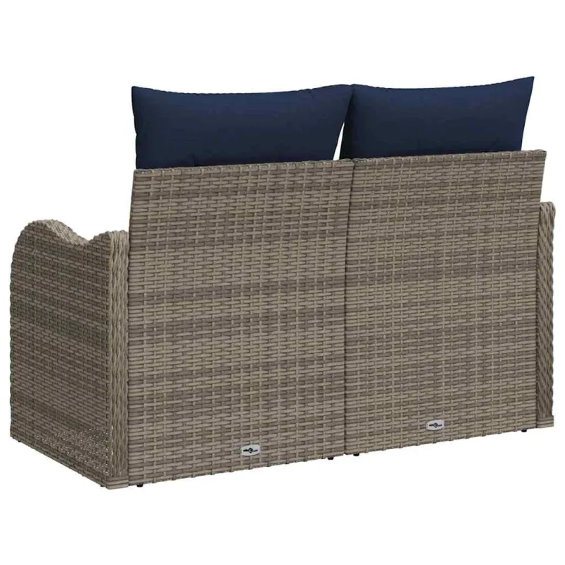 Sodo sofa su pagalve 121 x 62 x 69 cm poliratanas