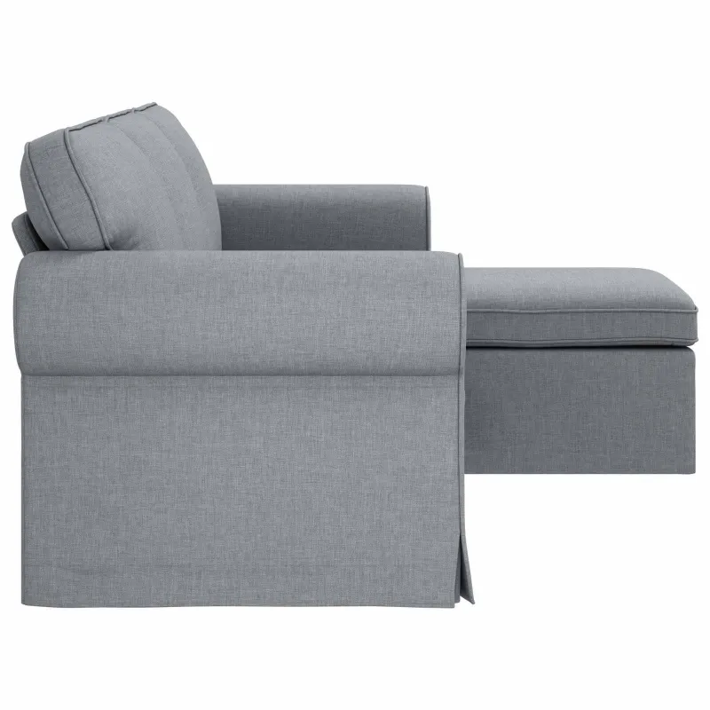 Sofa Šviesiai pilka 195 x 138 x 80 cm audinys