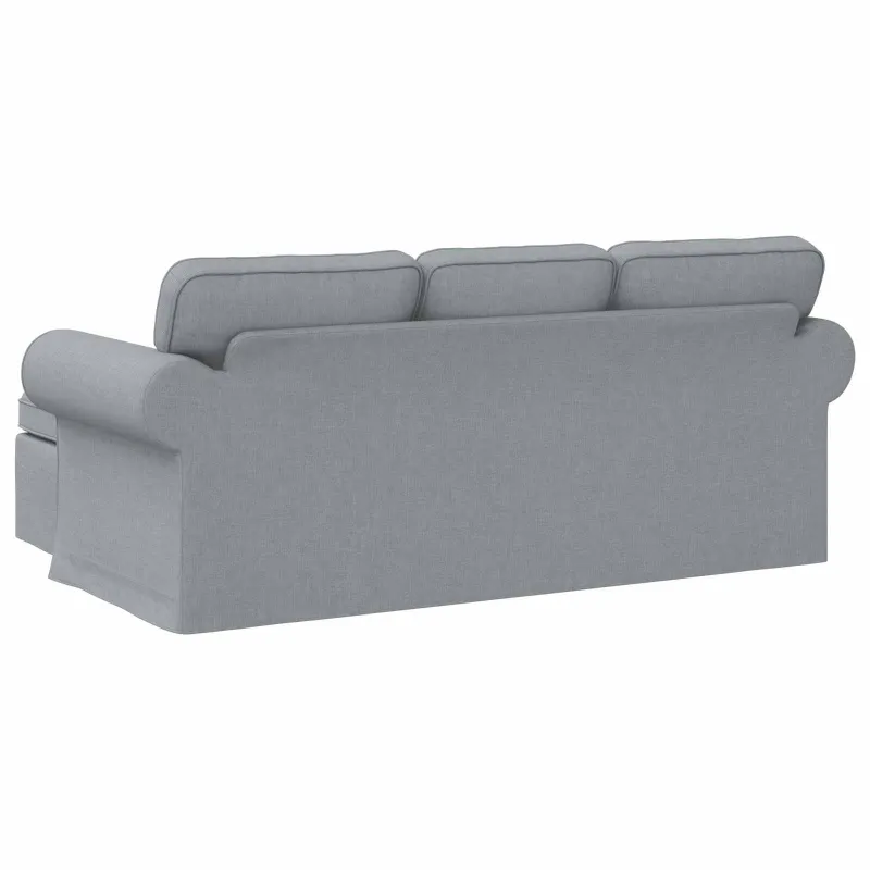 Sofa Šviesiai pilka 195 x 138 x 80 cm audinys