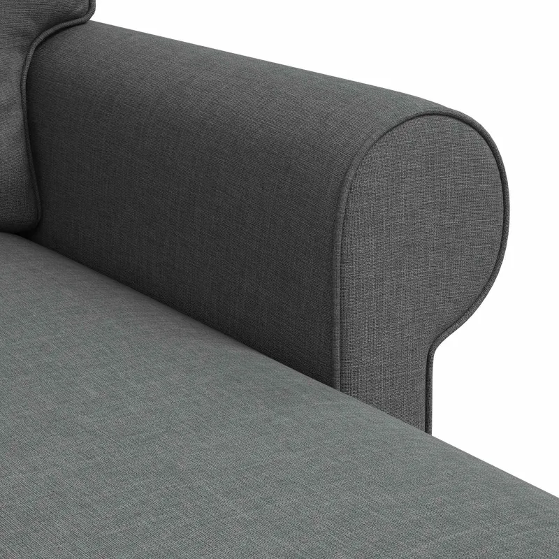 Sofa Tamsiai pilka 195 x 138 x 80 cm audinys