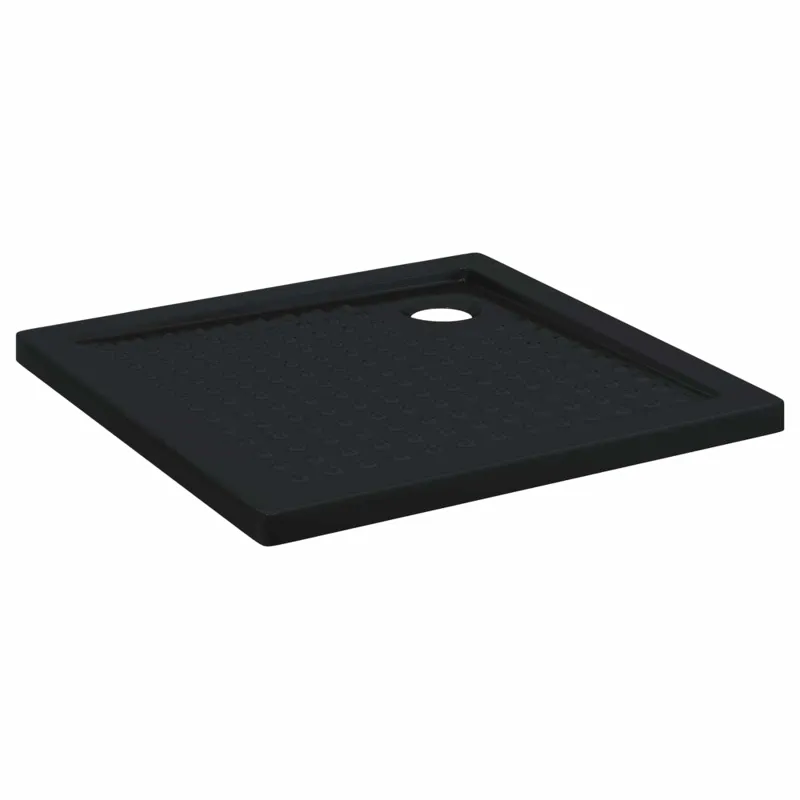 Dušo padėklas su taškais 80 x 80 x 4 cm ABS Juoda