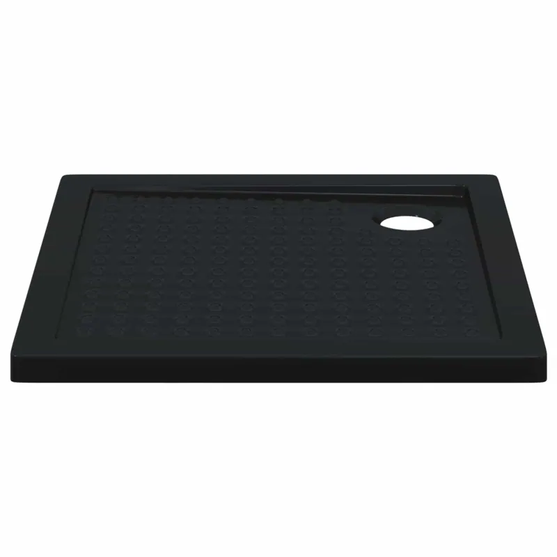 Dušo padėklas su taškais 80 x 80 x 4 cm ABS Juoda