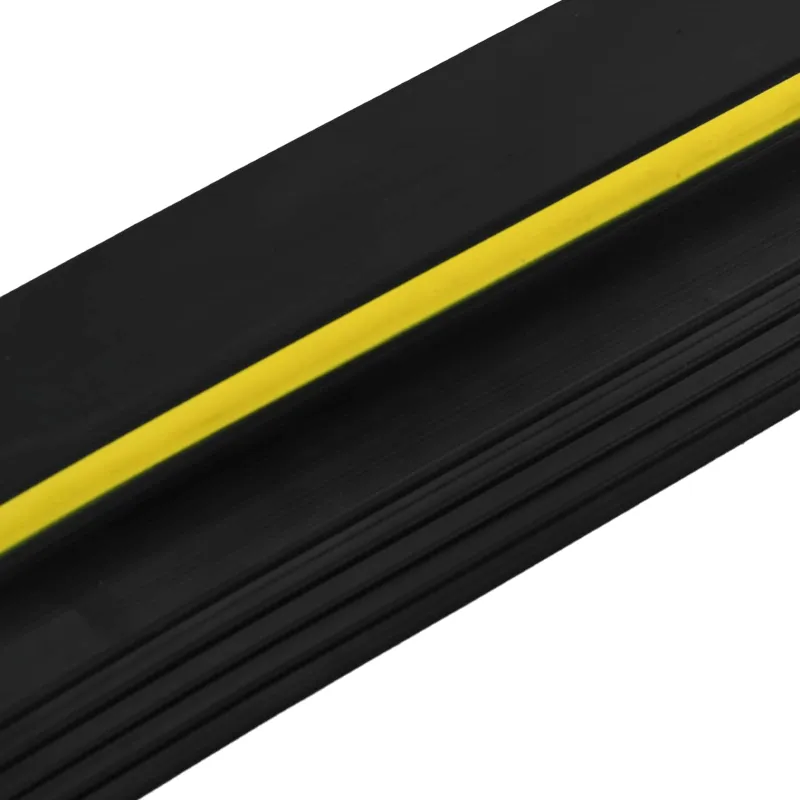 Garažo Grindų Sandariklis Juoda ir geltona 12 x 90 mm 5,5 m PVC