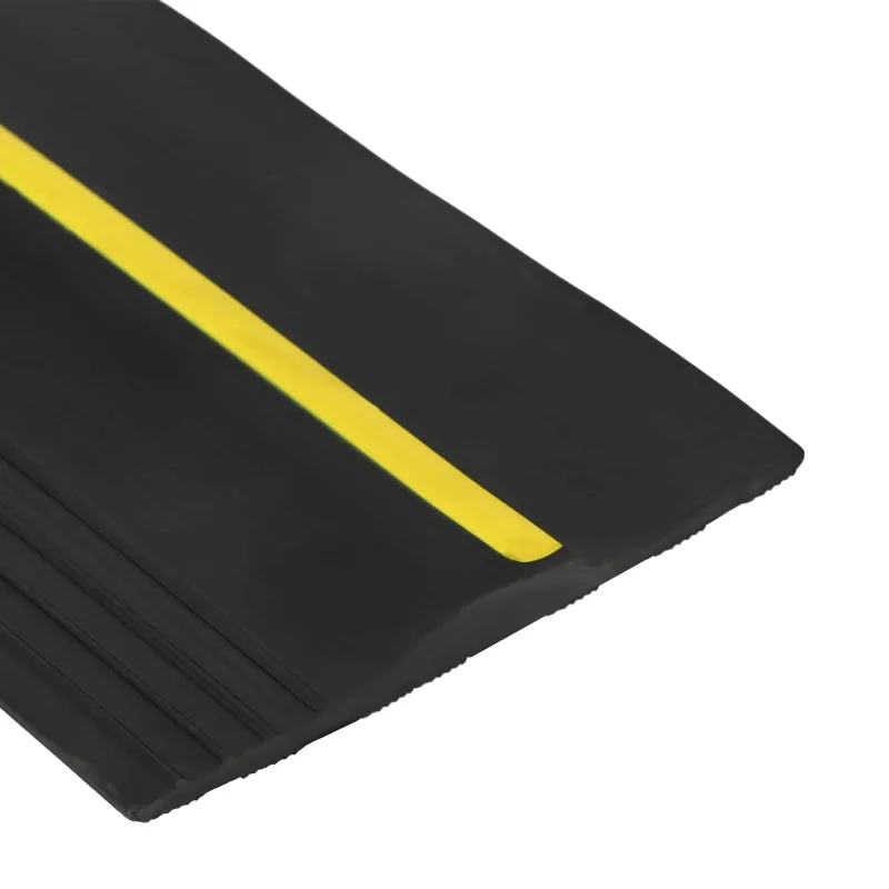 Garažo Grindų Sandariklis Juoda ir geltona 12 x 90 mm 5,5 m PVC