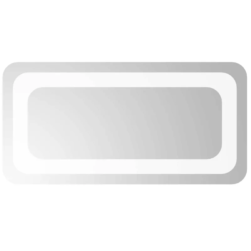 LED vonios veidrodis Skaidrus 40 x 20 cm grūdintas stiklas