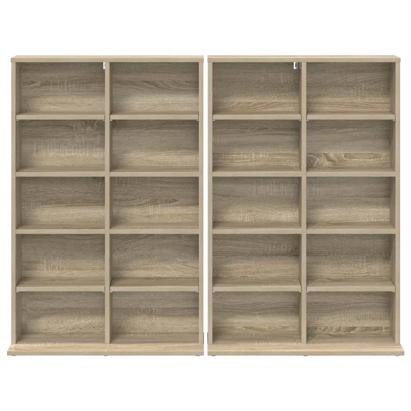 CD spinta 2 vnt. Sonoma ąžuolas 65 x 23,5 x 97,5 cm