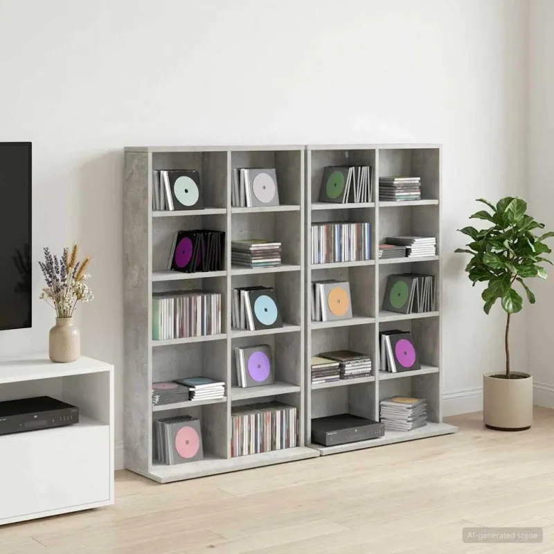 CD spinta 2 vnt. Betono pilka 65 x 23,5 x 97,5 cm
