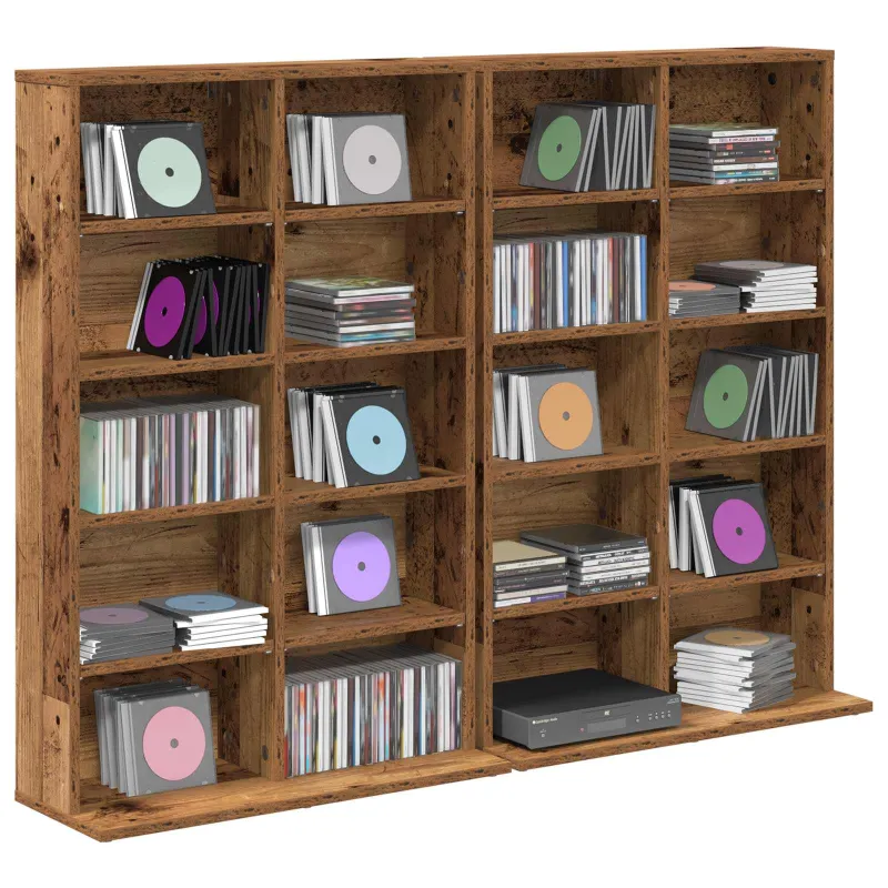 CD spinta 2 vnt. Sendintos medienos 65 x 23,5 x 97,5 cm