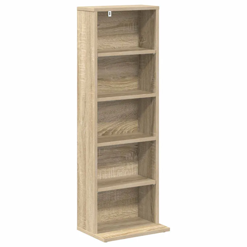 CD spinta Sonoma ąžuolas 33 x 23,5 x 97,5 cm Apdirbta mediena
