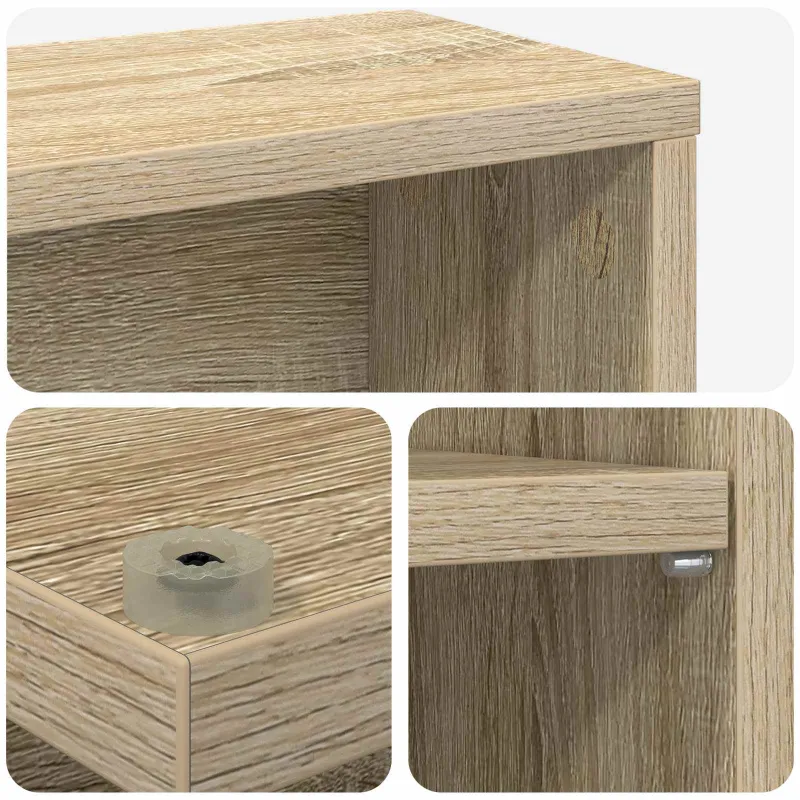 CD spinta Sonoma ąžuolas 33 x 23,5 x 97,5 cm Apdirbta mediena