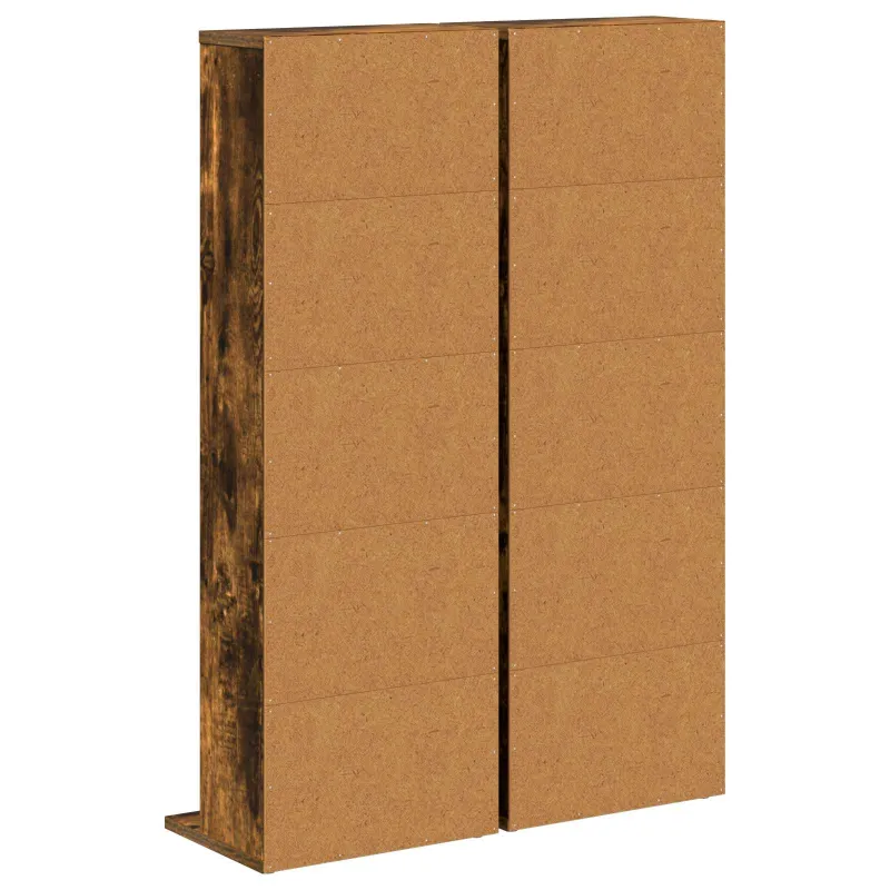 CD spinta 2 vnt. Dūminio ąžuolo 33 x 23,5 x 97,5 cm