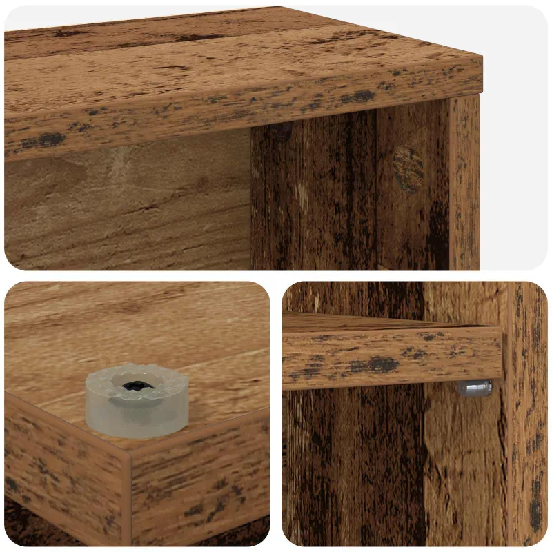 CD spinta 2 vnt. Sendintos medienos 33 x 23,5 x 97,5 cm