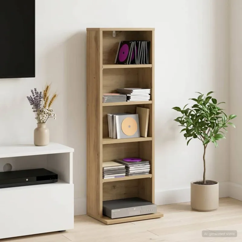 CD spinta Artisano ąžuolo 33 x 23,5 x 97,5 cm Apdirbta mediena