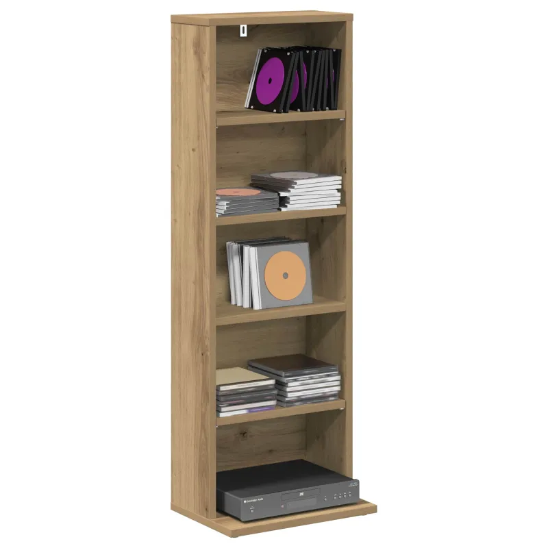 CD spinta Artisano ąžuolo 33 x 23,5 x 97,5 cm Apdirbta mediena