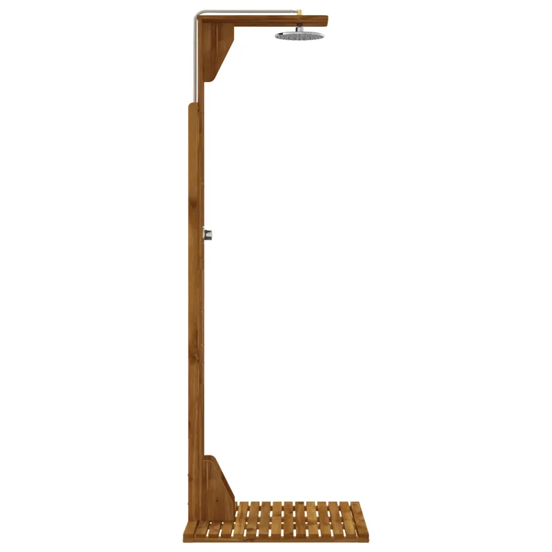 Lauko dušas 219 cm Kietas akacijos medis ir nerūdijančio plieno