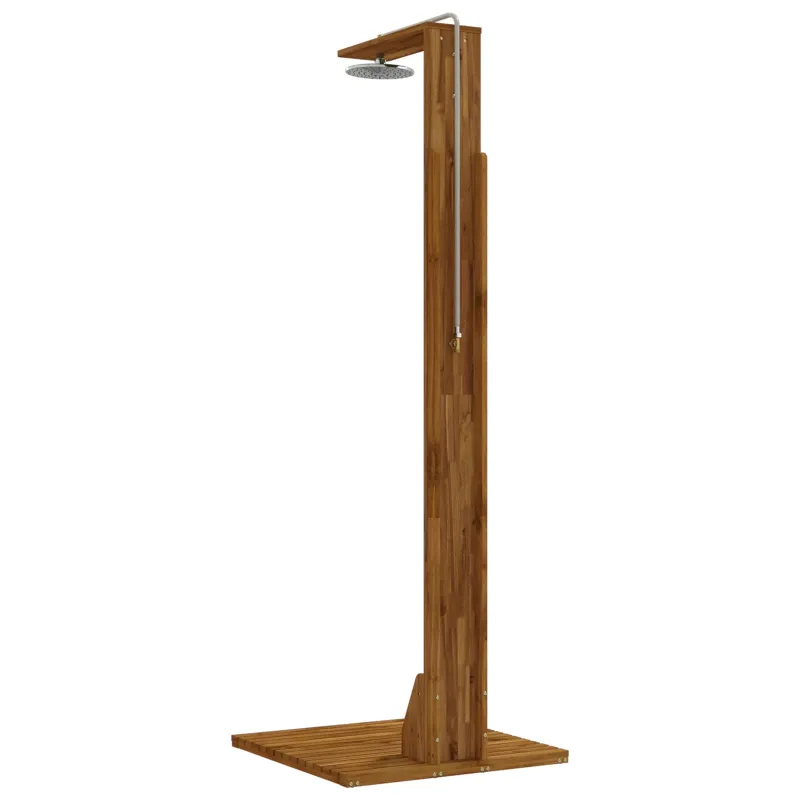 Lauko dušas 219 cm Kietas akacijos medis ir nerūdijančio plieno