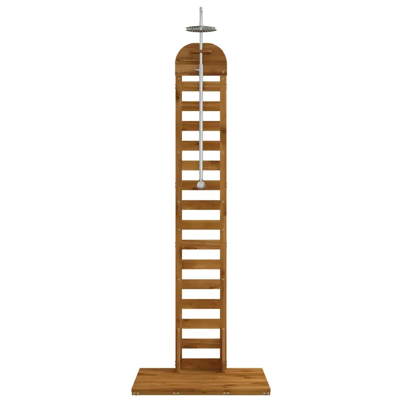 Lauko dušas 225 cm Kietas akacijos medis ir nerūdijančio plieno