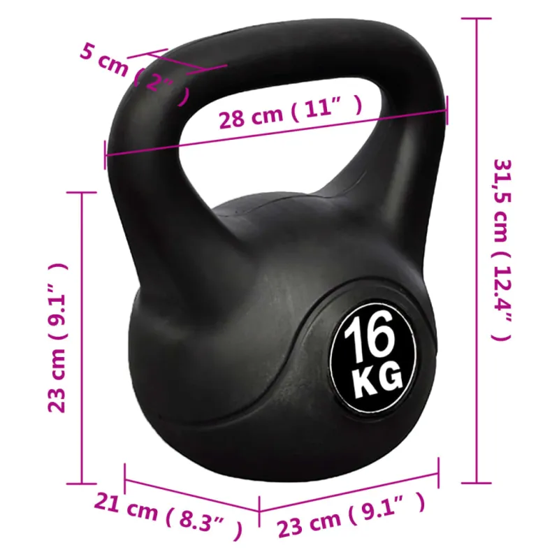 Svarstis, 16kg