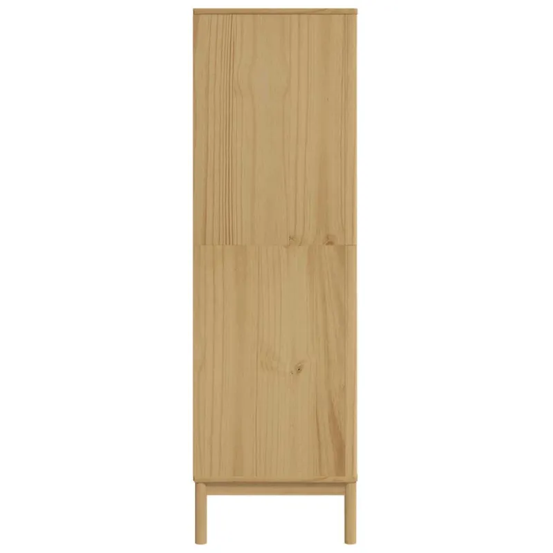 Drabužių spinta FLORO, vaško ruda, 77x53x171cm, pušies masyvas