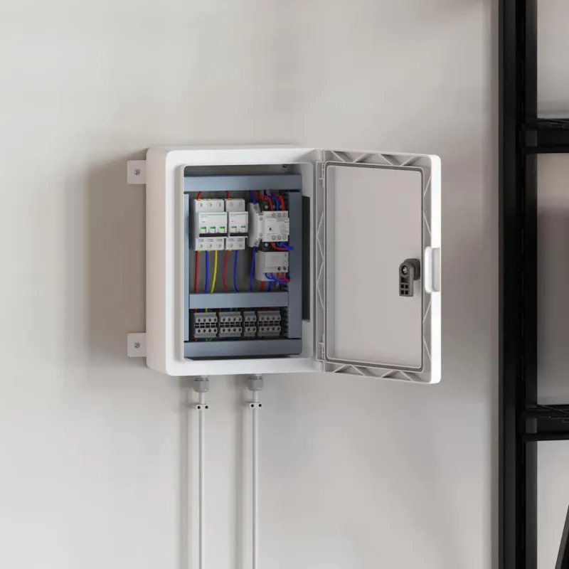 Control Cabinet Pilka 32 x 13 x 33 cm ABS plastikas