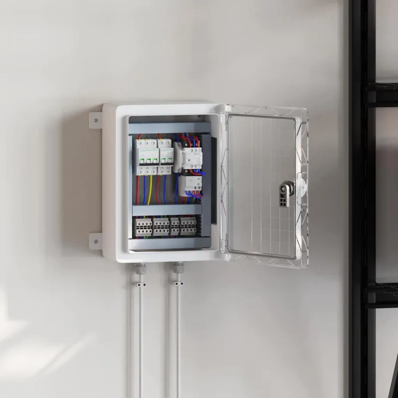 Control Cabinet Pilka 32 x 15 x 35 cm ABS plastikas