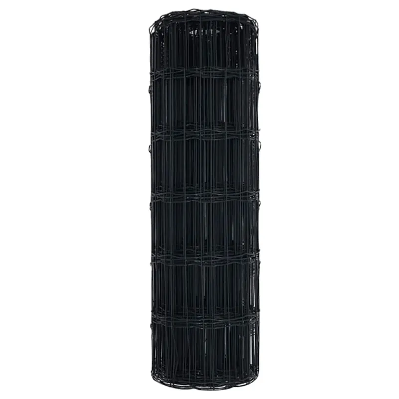 Euro tvora Pilka 0,8 x 25 m PVC padengta geležis