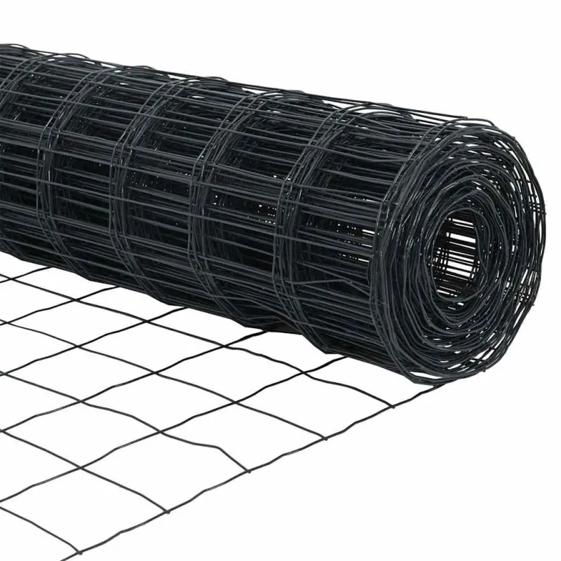 Euro tvora Pilka 0,8 x 25 m PVC padengta geležis