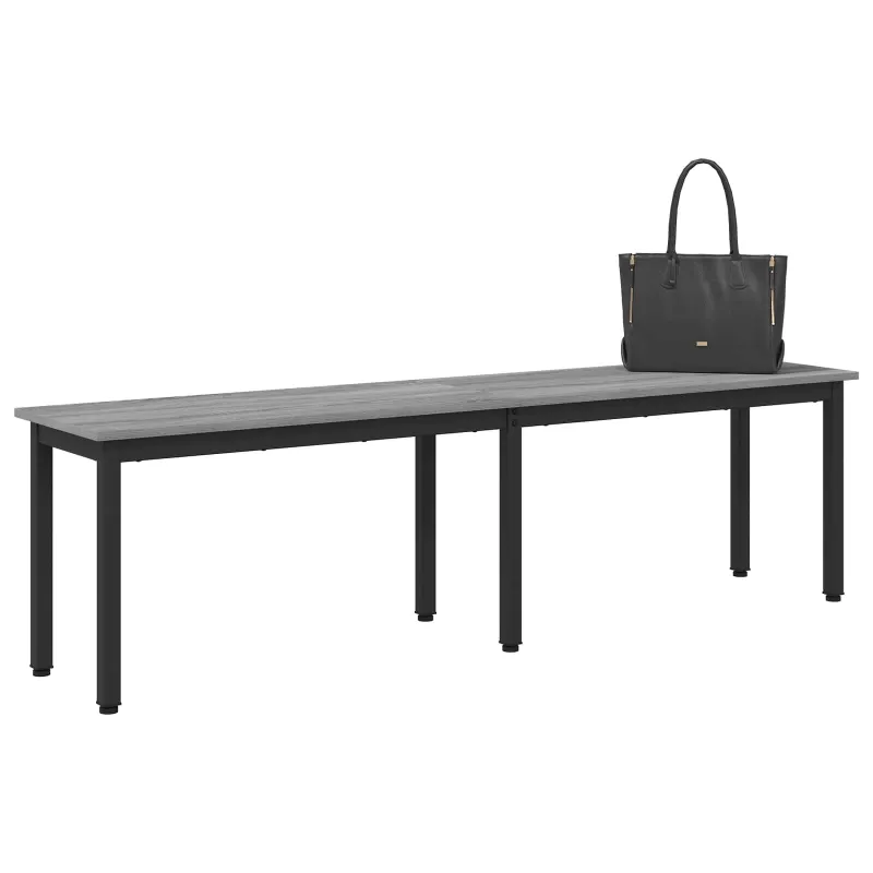 suoliukas Pilkas Sonoma 160 x 35 x 45 cm Apdirbta mediena