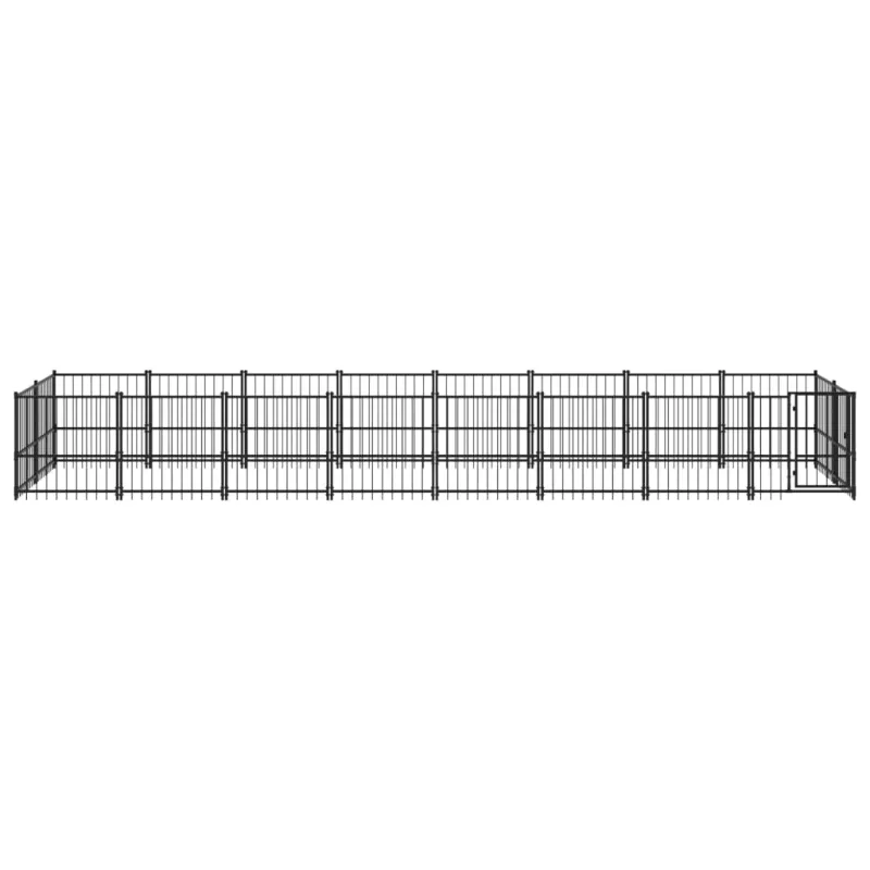 Lauko voljeras šunims, plienas, 15,02m²